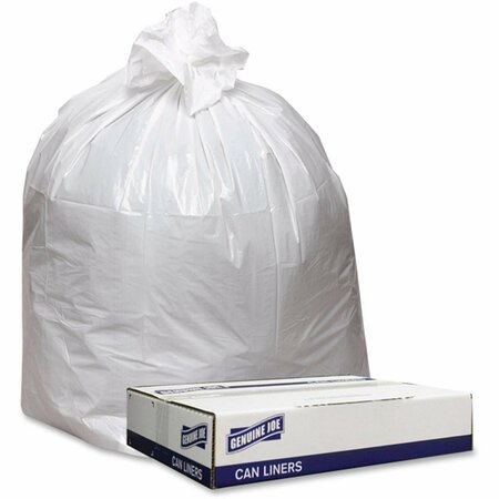 LORELL 33 x 39 in. Heavy-duty White 9 mil Trash Can Liners, 100PK LO465039